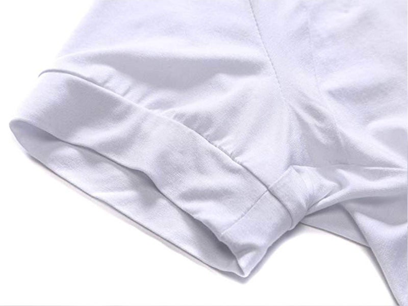 HUHOT Womens Versatile Open Front Lightweight Short Sleeve Bolero Shrug Large White - Image 4